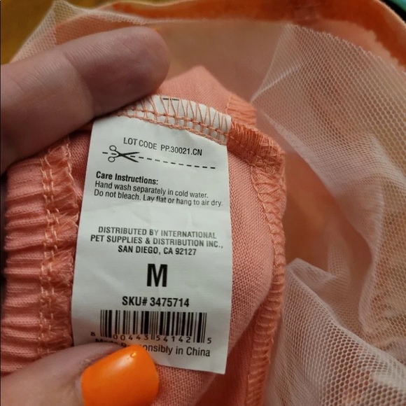 Peach Fog Dress Tie Dye Vaycay Medium - Picture 5 of 5